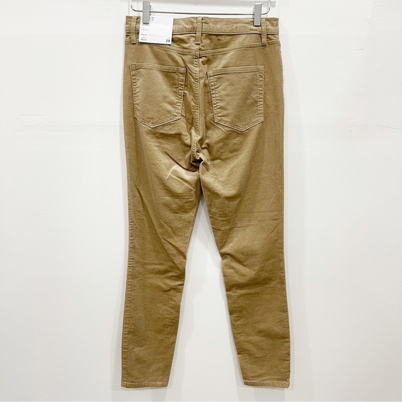 Loft The Skinny High Rise Corduroy Pants Size 29 in Tan - Picture 2 of 12